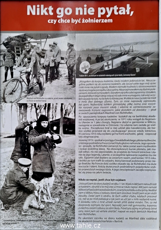 Rudý baron - replika Fokkera
