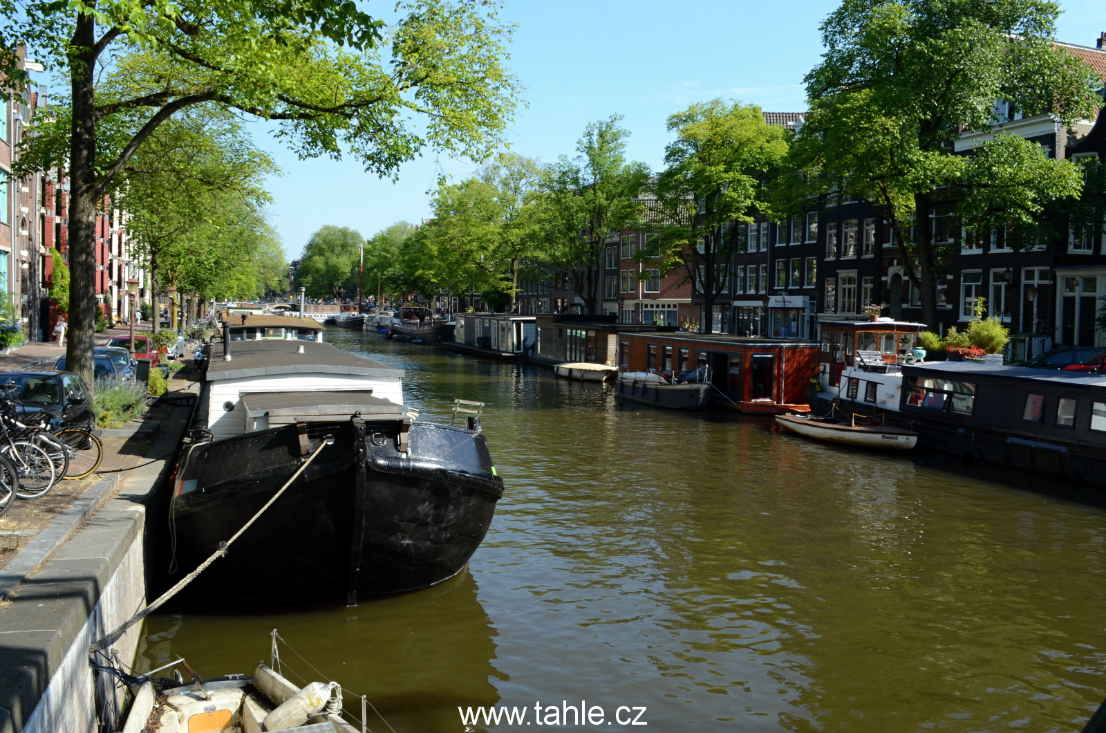 Amsterdam - kanály a květiny