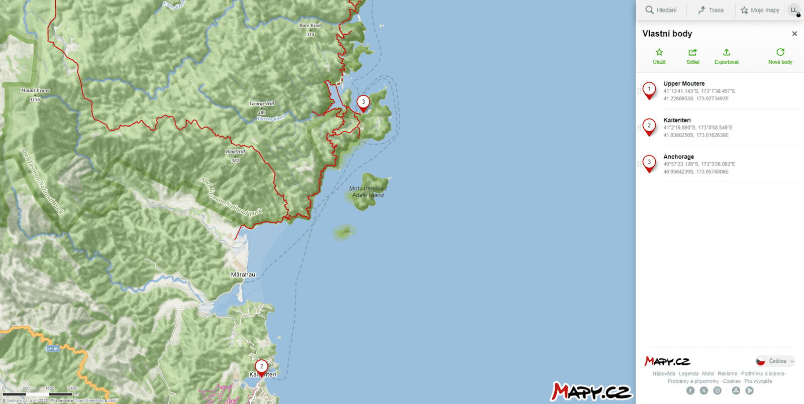 Abel Tasman Coast Track